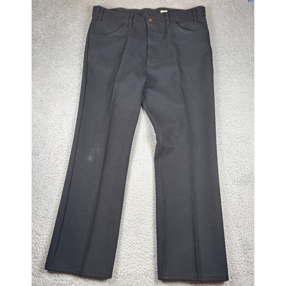 Vintage Levi's 517 Saddleman Gray Pleated Scovill Slacks Men's 38x31 Made In USA